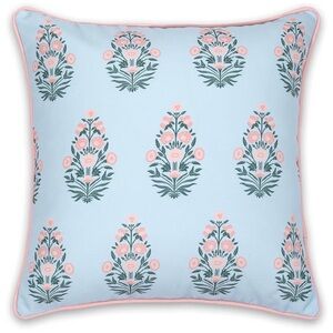 NEW 2 Coastal Patio Indoor Outdoor Throw Pillow Cover 18" Water Repellent $70